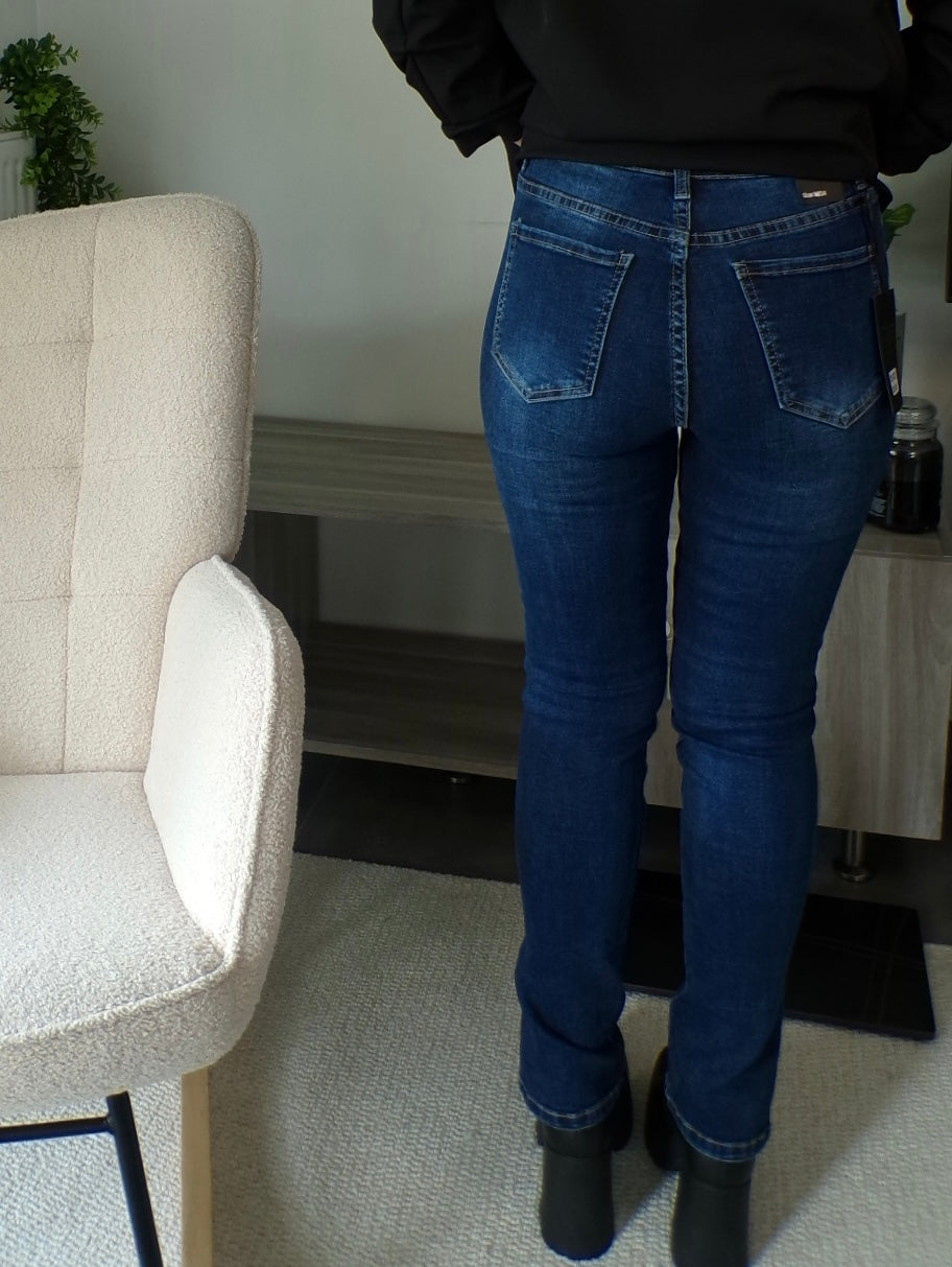 Jean stretch à fentes