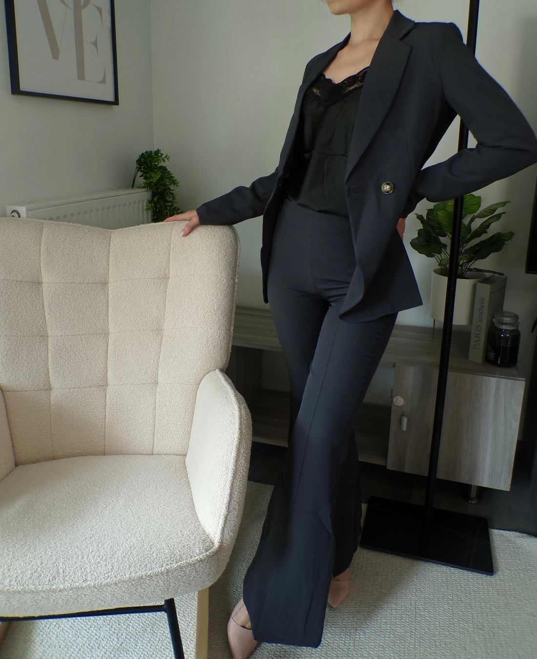 Ensemble tailleur - gris