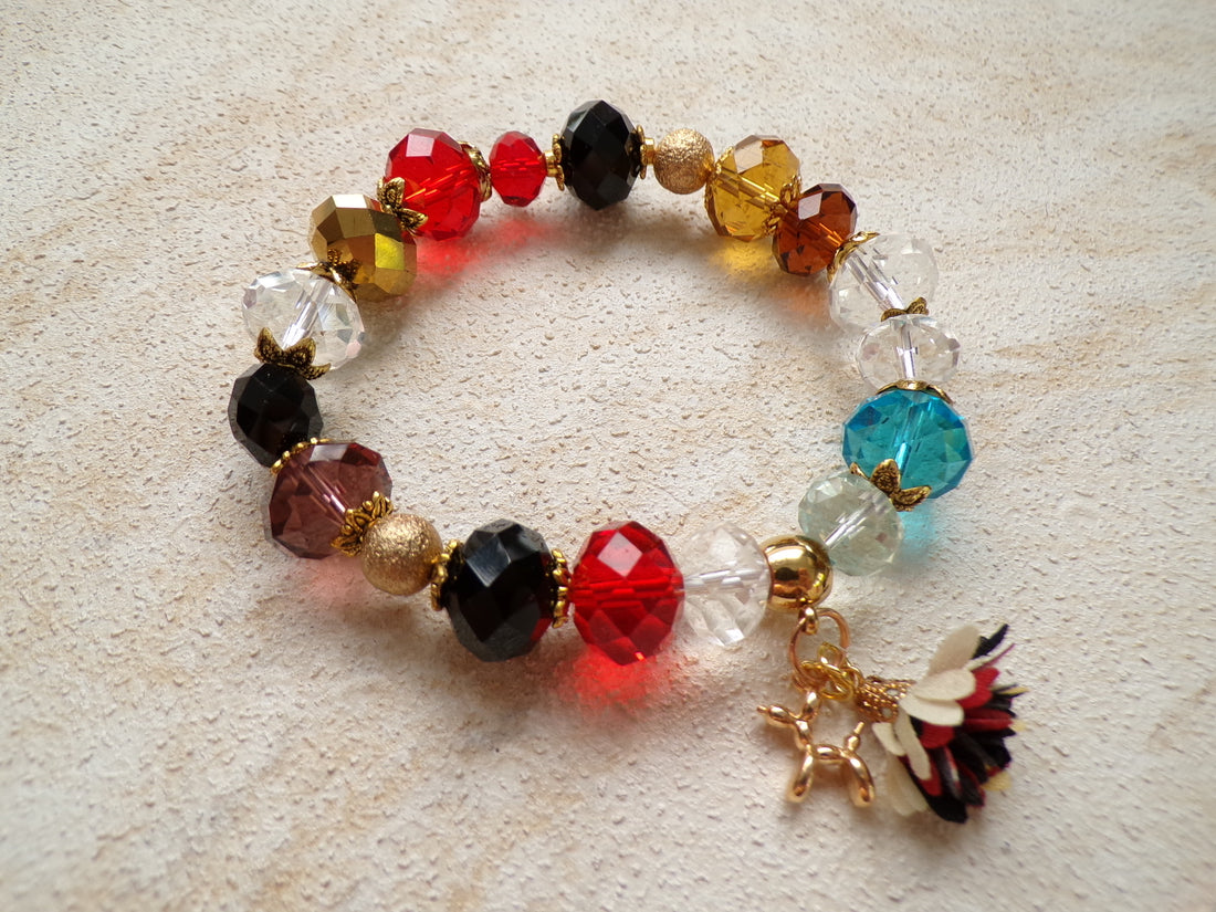 Bracelet Éclat Bohème en Perles de Verre