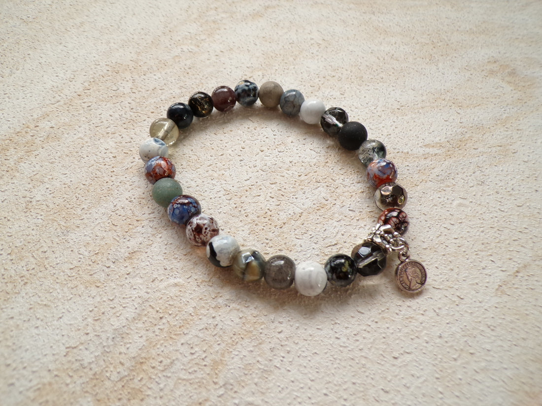 Bracelet Terre Sauvage en Perles de Verre