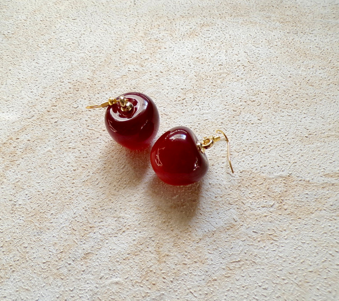 Boucles d’oreilles Cerise
