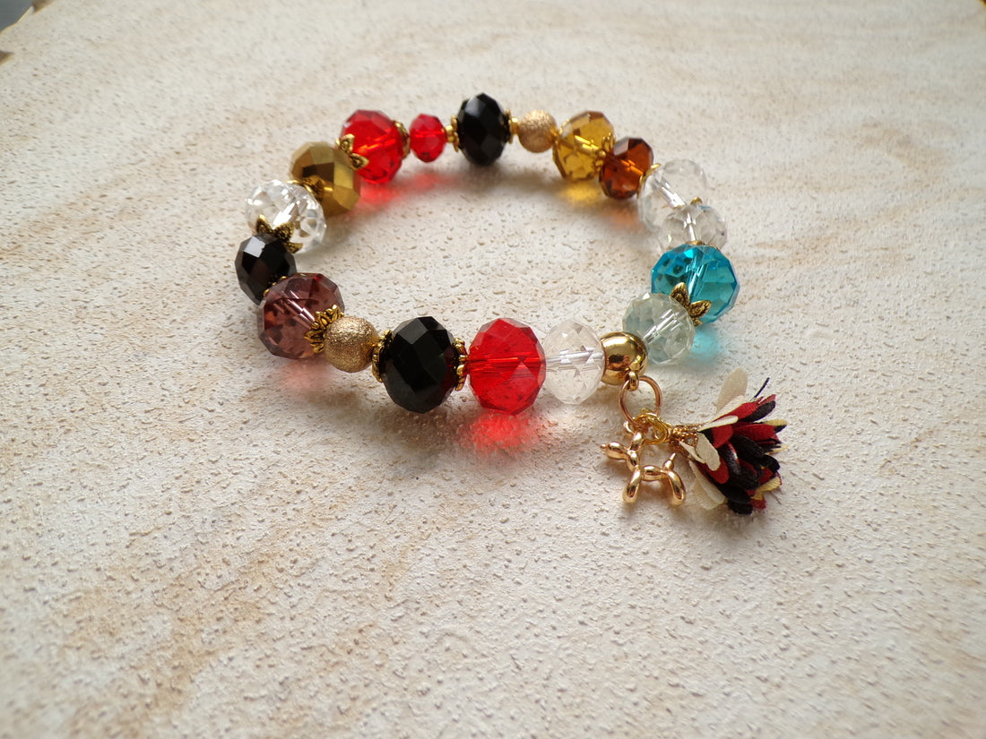 Bracelet Éclat Bohème en Perles de Verre
